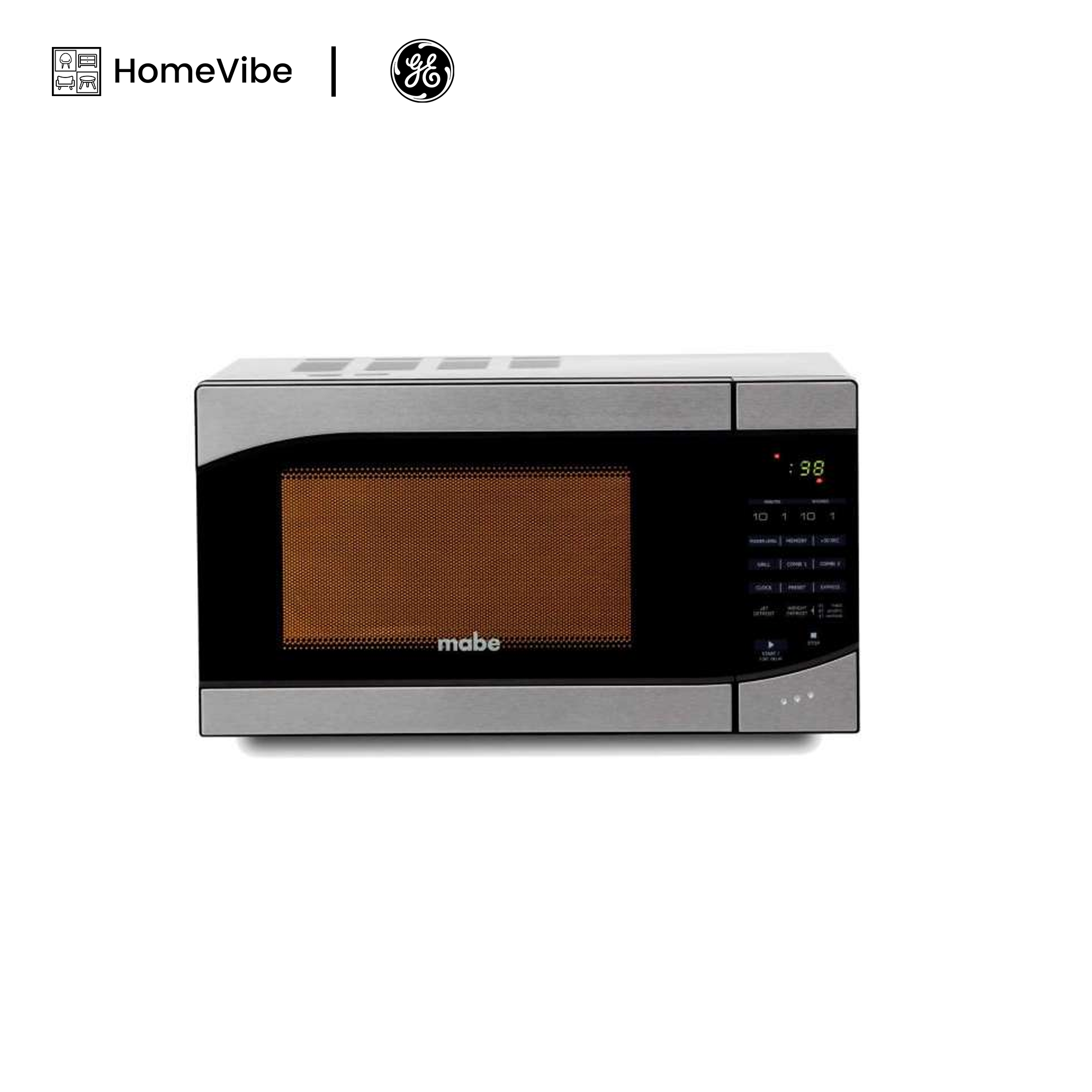 Mabe 25L/ 0.9cuft Capacity Digital Control Countertop Microwave Oven MEI2570DVSB with Grill function