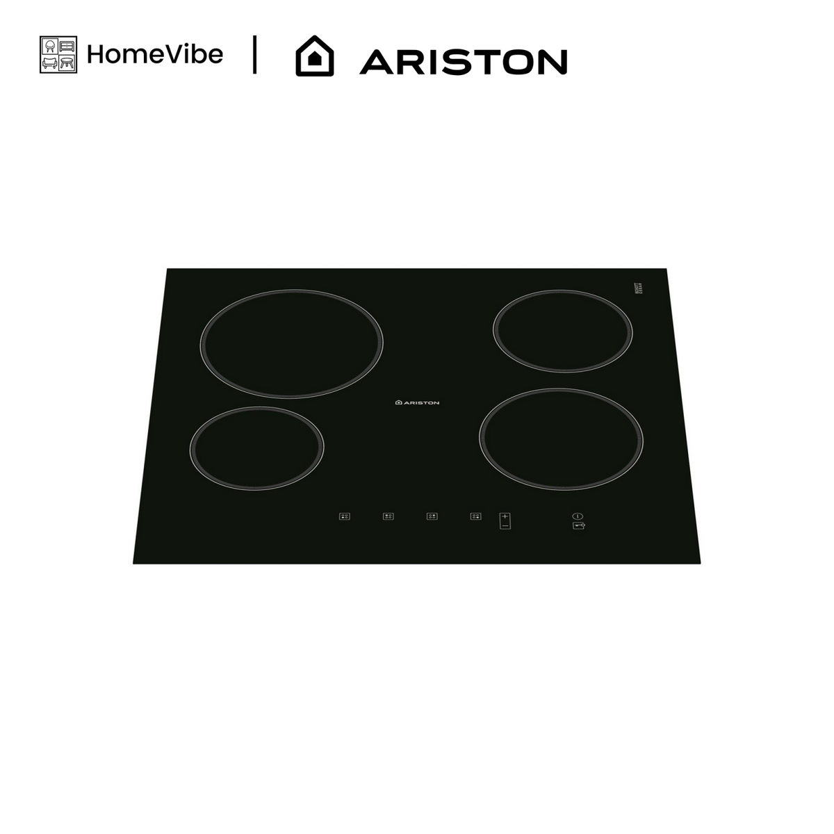 Ariston 60cm Vitro Ceramic Builtin Cooktop NRA 640B Ariston