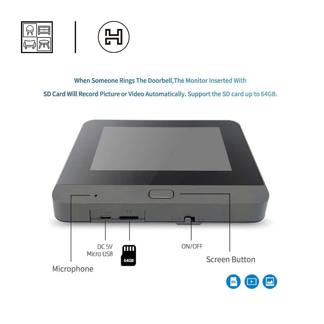 4.3” Wifi Smart Digital Door Viewer  (DV01)