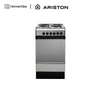 Ariston 50cm, 4 Electric Plates + Electric Oven Free Standing Cooker IS50E1 XX S