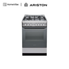 Ariston 60cm, 4 Gas Burners + Electric Oven Free Standing Cooker A6TMC2 CX AUS