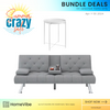 Bundle Deals: HV Camila Sofa Bed + HV Cassie Steel Coffee Table