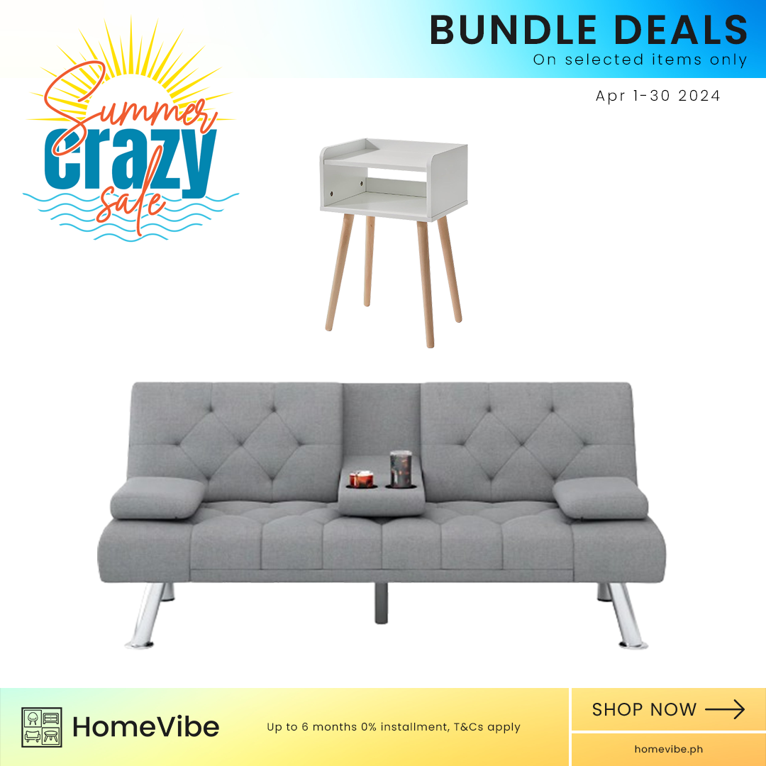 Bundle Deals: HV Camila Sofa Bed + HV Zandy Bedside Table
