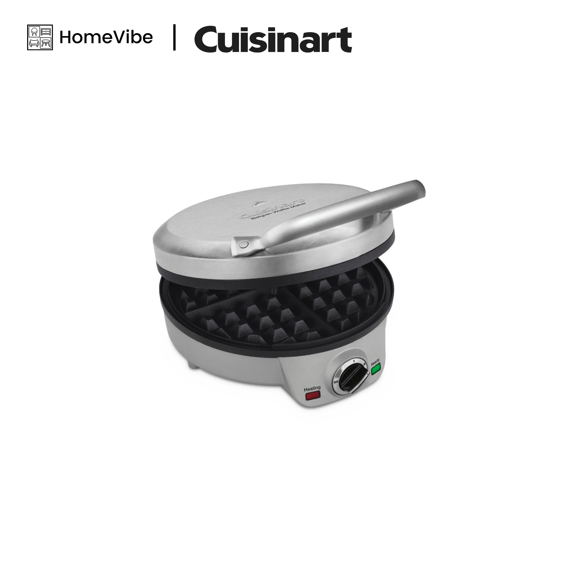 Cuisinart 4 Slice Belgian Waffle Maker - Round WAF-200PH