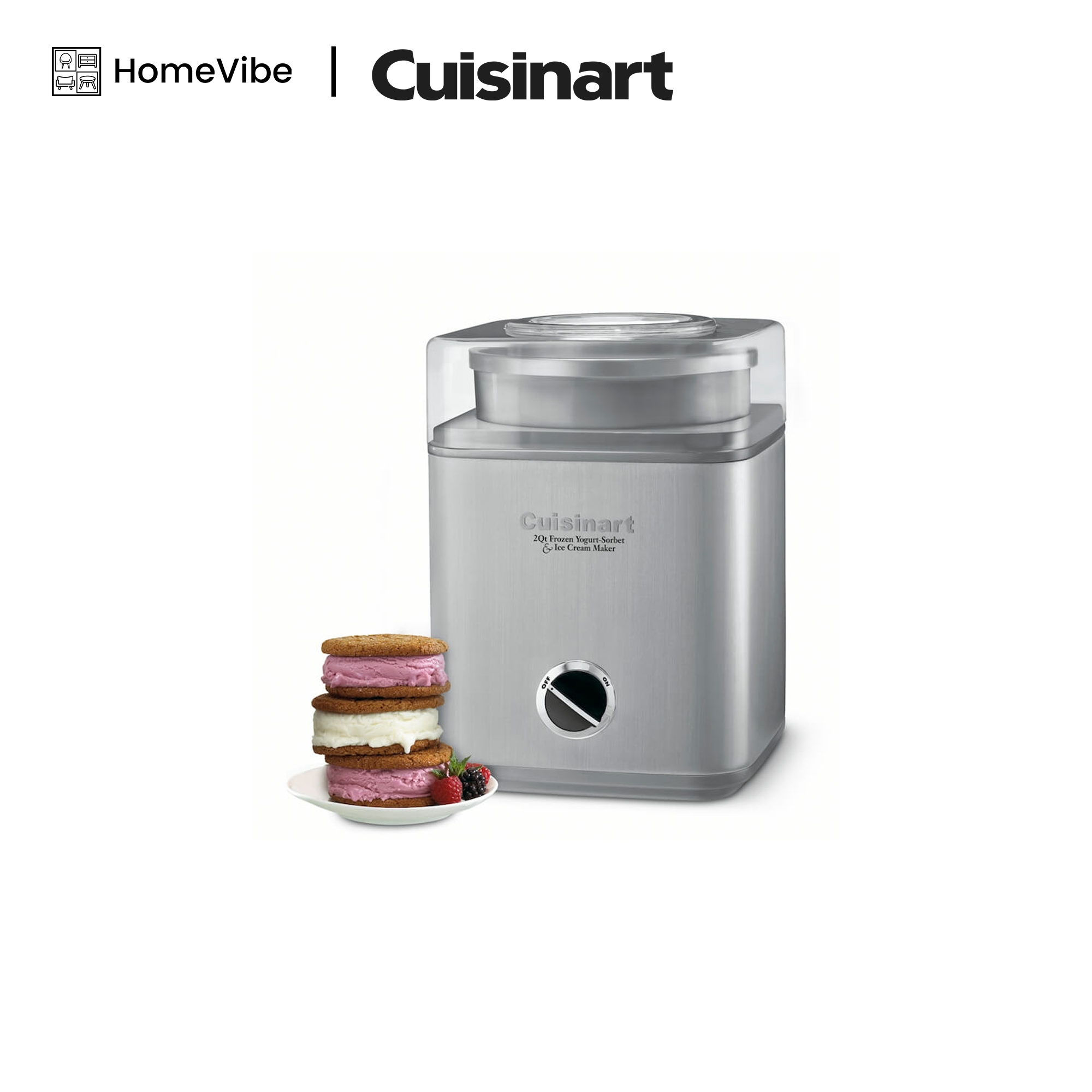 Cuisinart Pure Indulgence™ 2 Quart Frozen Yogurt-Sorbet & Ice Cream Maker ICE-30BCPH