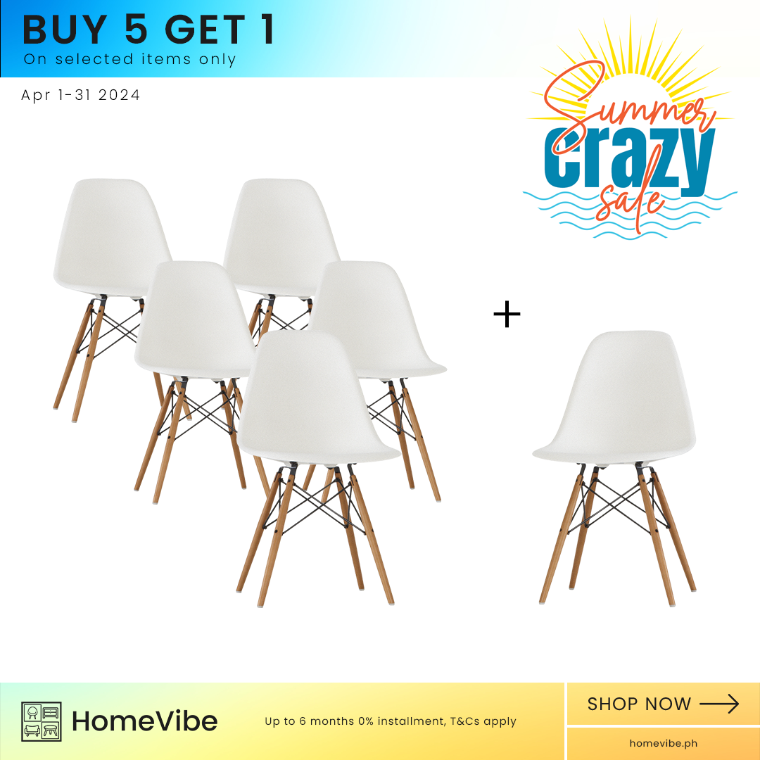 Buy 5 Get 1 FREE… 5 HV Eames Chair + 1 Eames Chairs