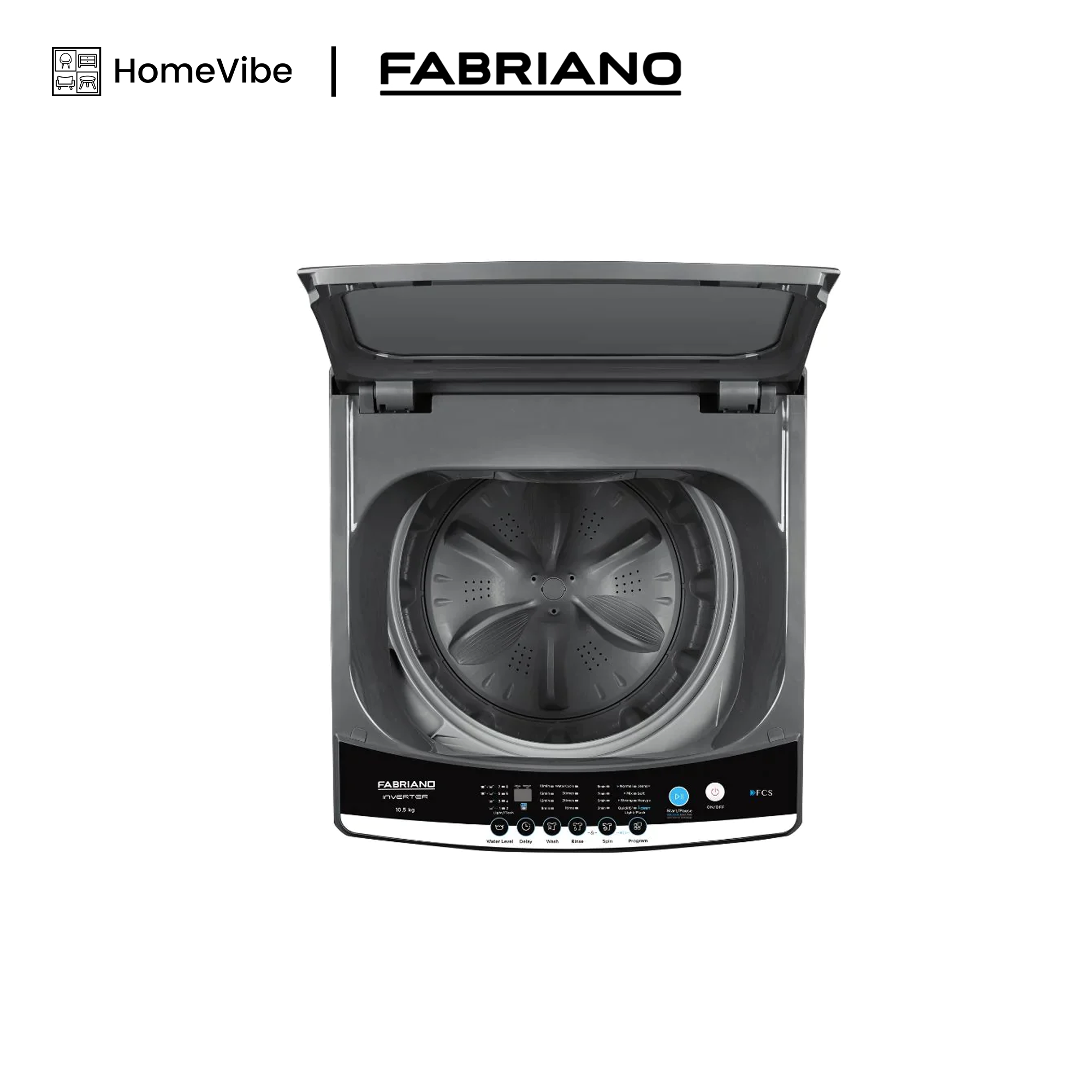Fabriano 10.5kg Direct Drive INVERTER Top Load Fully Automatic Washing Machine FFAM105GR