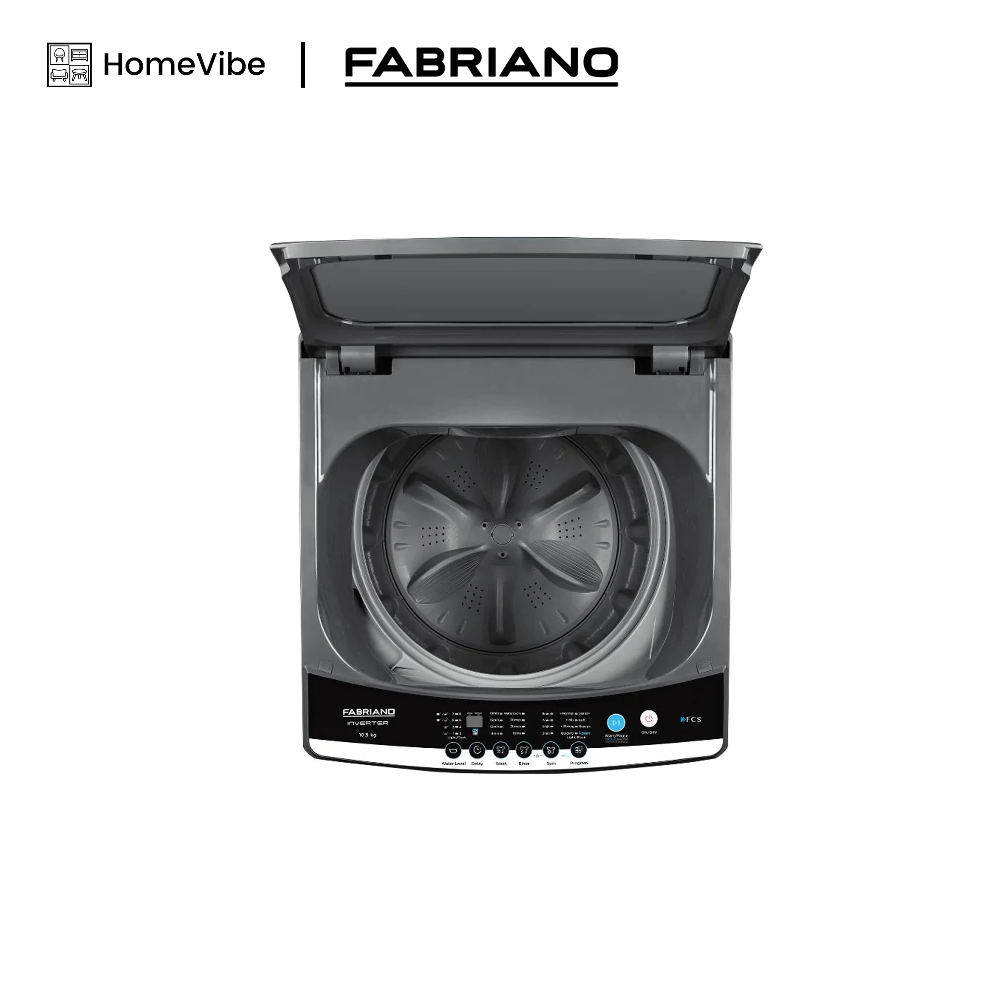 Fabriano Direct Drive INVERTER Top Load Fully Automatic Washing Machine FFAM105GR