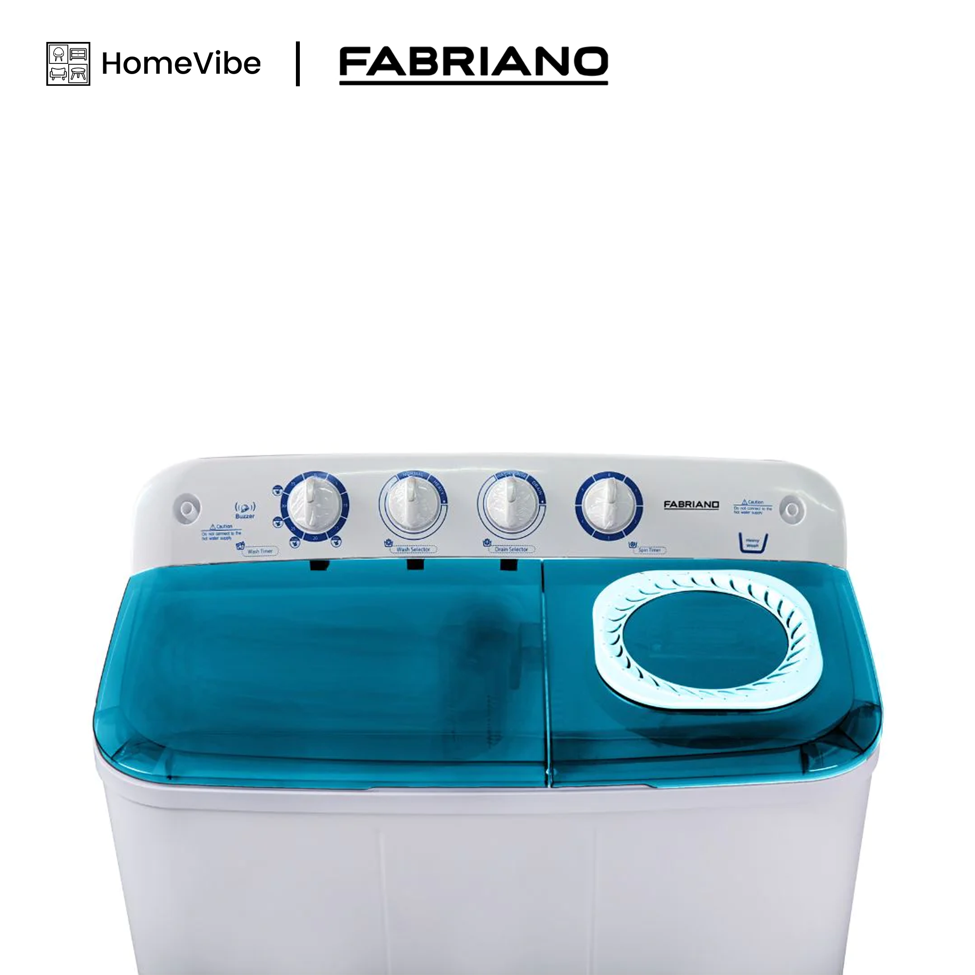 Fabriano 10kg Twintub Washing Machine FTTM10BWH