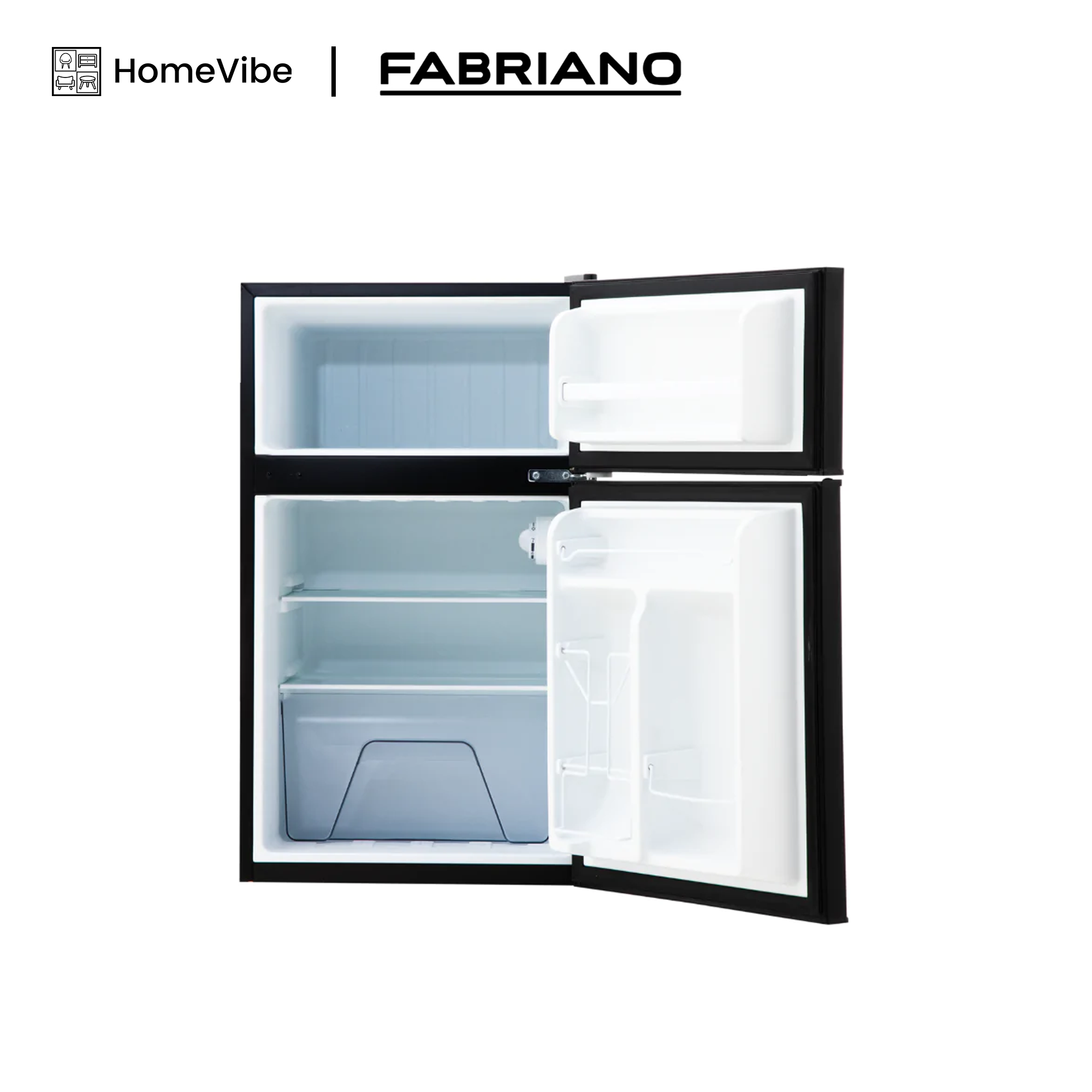Fabriano 3cuft 2-Door Bar fridge FTMG03BL