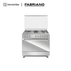 Fabriano 90cm, 4 Gas Burners (1 Triple Ring) , 1 Electric plate + Gas Oven Free Standing Cooker F9P41G2-SS