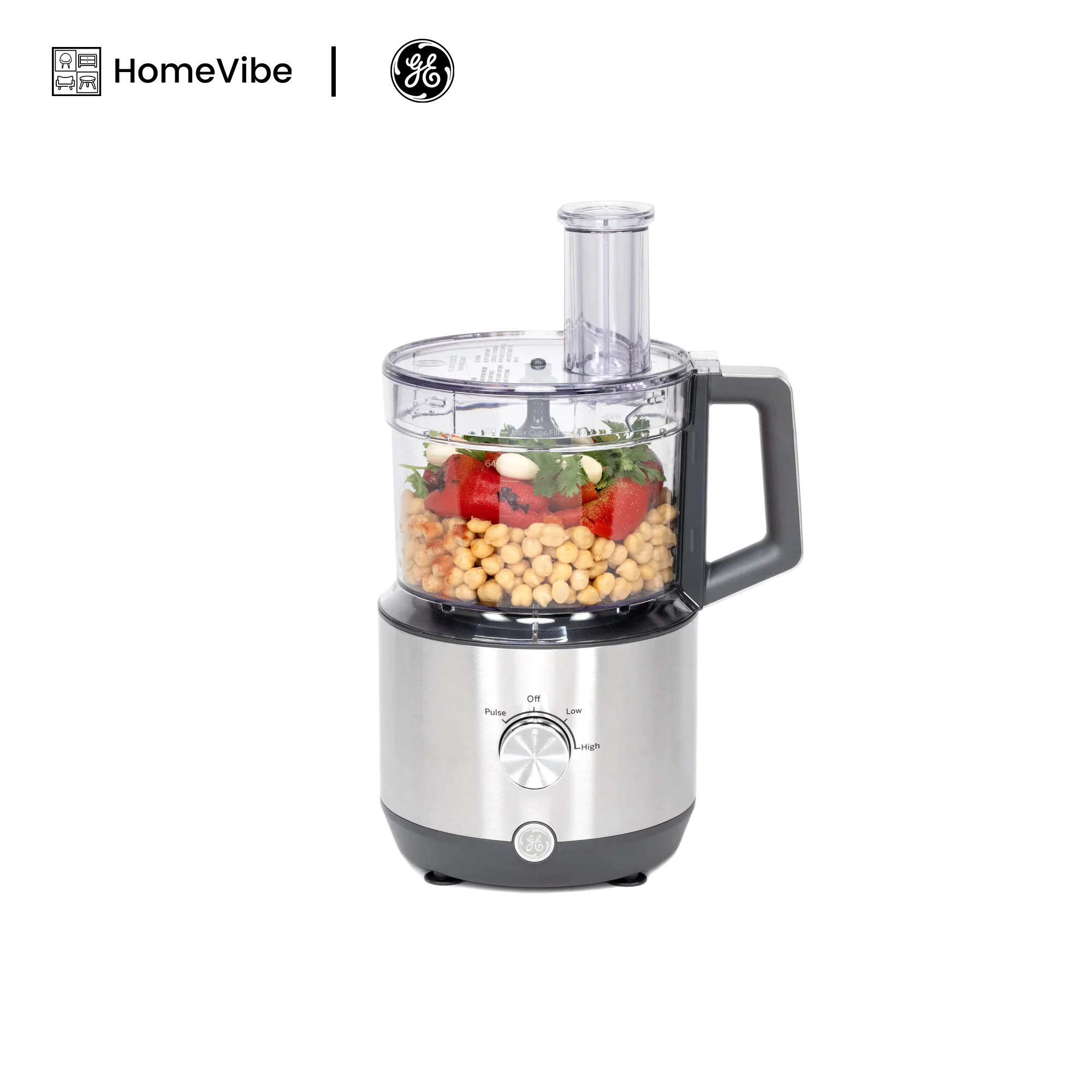 GE Appliances 12-Cup Food Processor G8P0AASSPSS