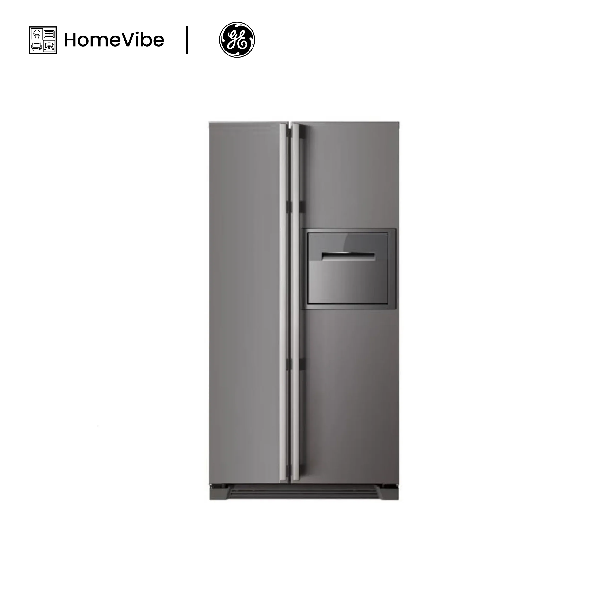 GE Appliances 21.8 cu.ft Side by Side Refrigerator with Refreshment Center GCV200YHWCAS | GE Appliances | HomeVibe PH