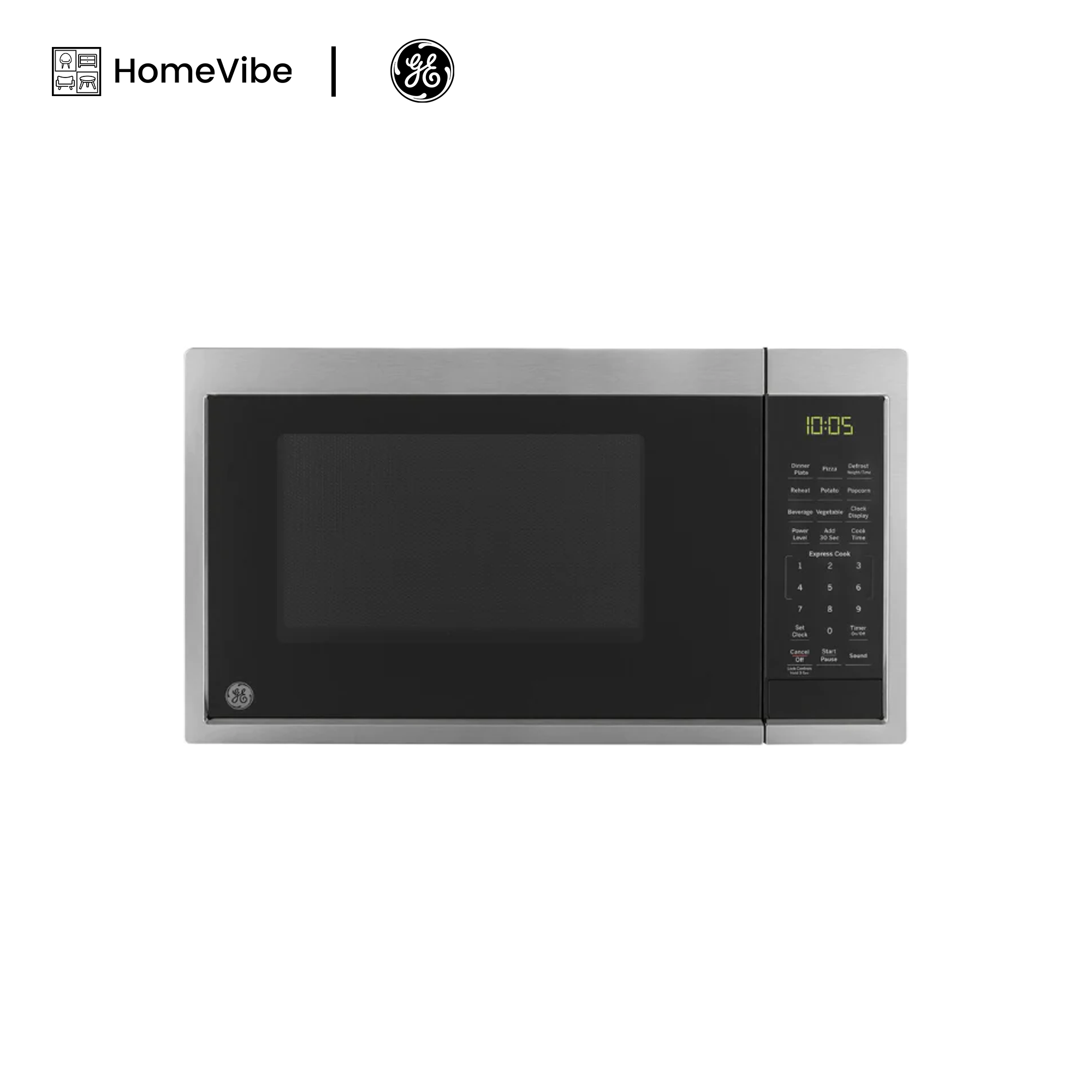 GE Appliances 25 L/ 0.9 Cu. Ft. Capacity Digital Countertop Microwave Oven JES1095SMSS