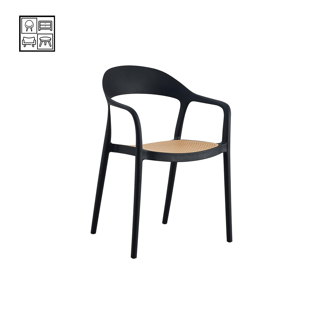 HV Harold Armrest Stackable Plastic Chair