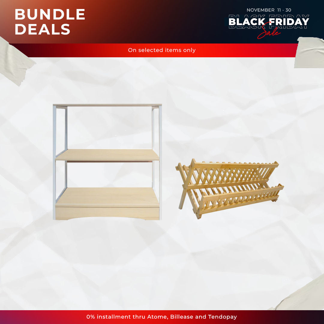 BUY 1 GET FREE: Judi Multipurpose Rack + HV Piati Dish Rack