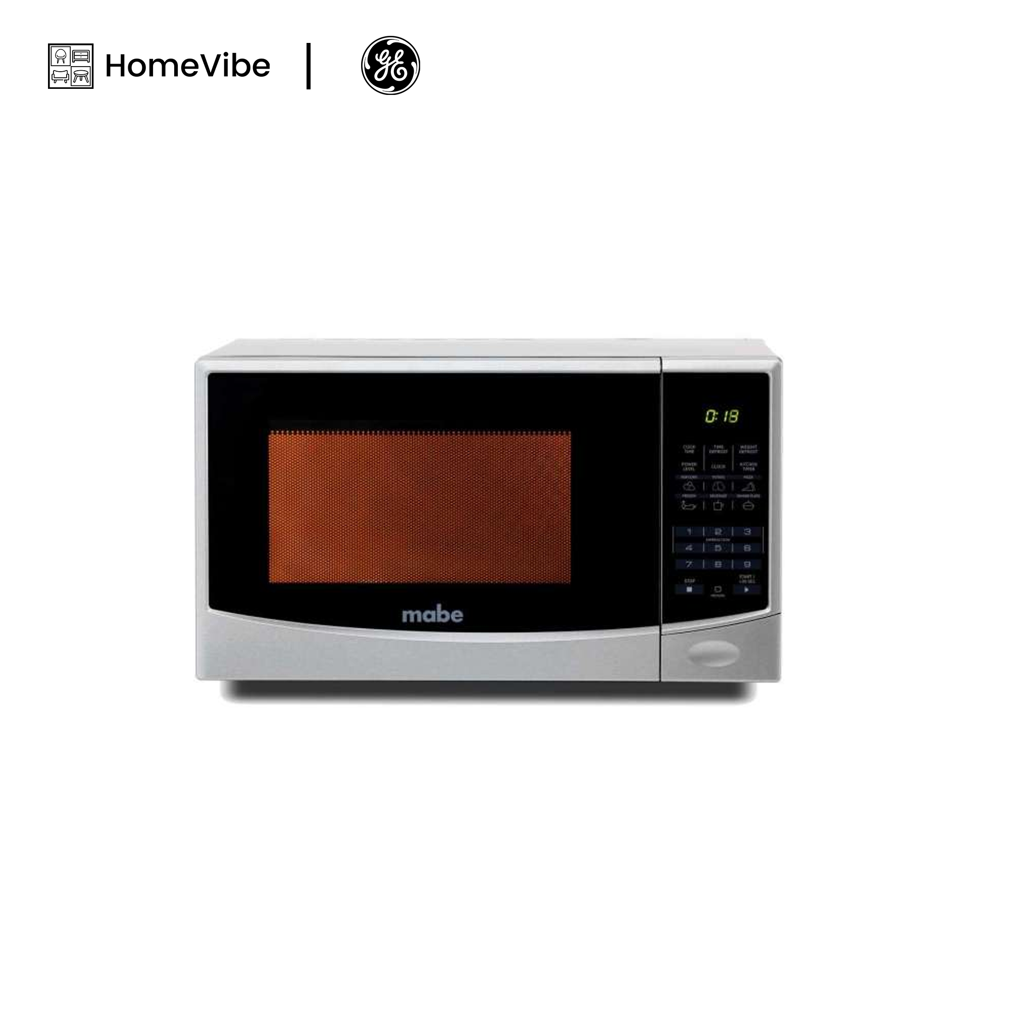 Mabe 23L / 0.81 cuft Capacity Countertop Microwave Oven MEI2340DVSL