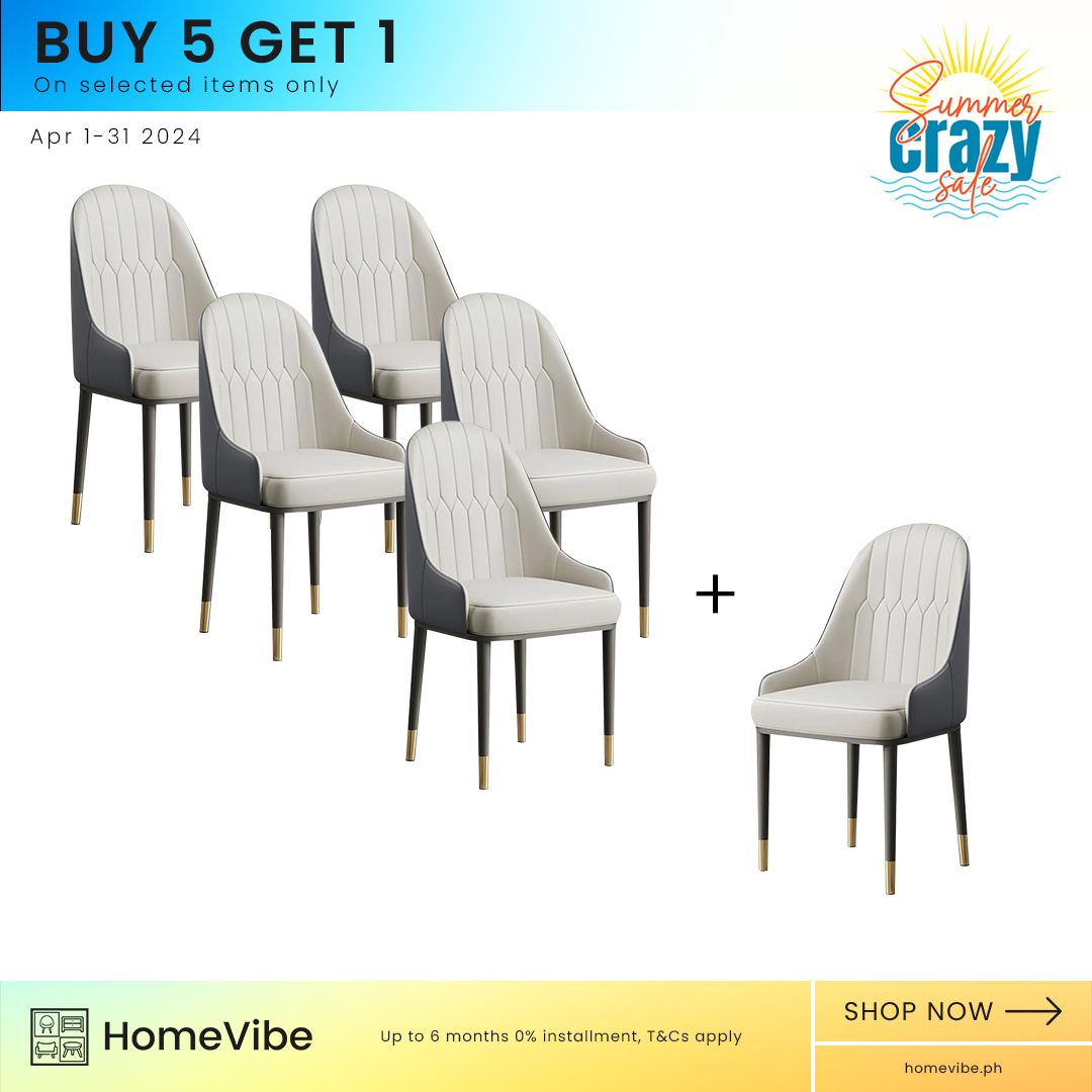 Buy 5 Get 1 FREE… 5 HV Naja Leather Chair + 1 Naja Leather Chair
