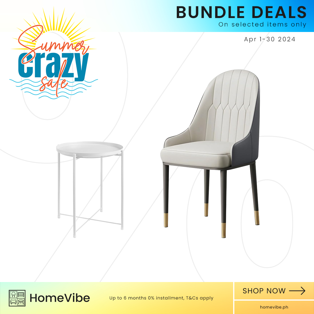 Bundle Deals: HV Naja Leather Chair + HV Cassie Steel Coffee Table