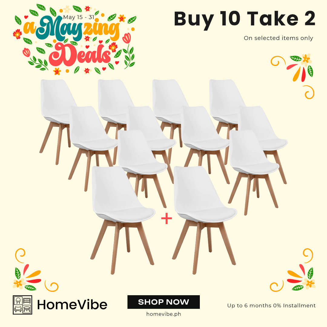 Buy 10 Get 2 FREE… 10 HV Scandinavian Padded Chair + 2 Scandinavian Padded Chair