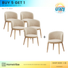 Buy 5 Get 1 FREE… 5 HV Priya Scandinavian Lounge Chairs + 1 Priya Scandinavian Lounge Chairs