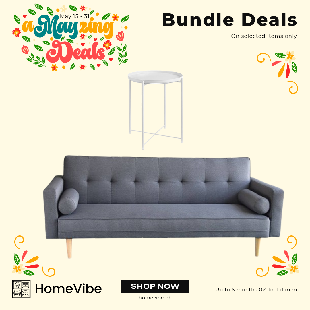 Bundle Deals: HV Susie Sofa Bed + HV Cassie Steel Coffee Table