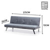 HV Valeen Velvet Sofa Bed