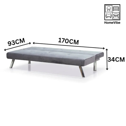 HV Valeen Velvet Sofa Bed