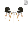 HV Elio Round Table + 2 Eames Chair Set