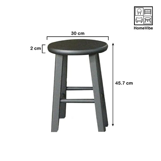 HV Molly Round Bar Stool 18 inch