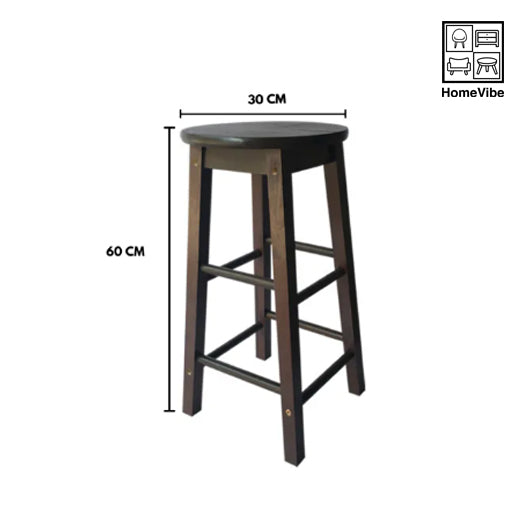 HV Molly Round Bar Stool 24 inch