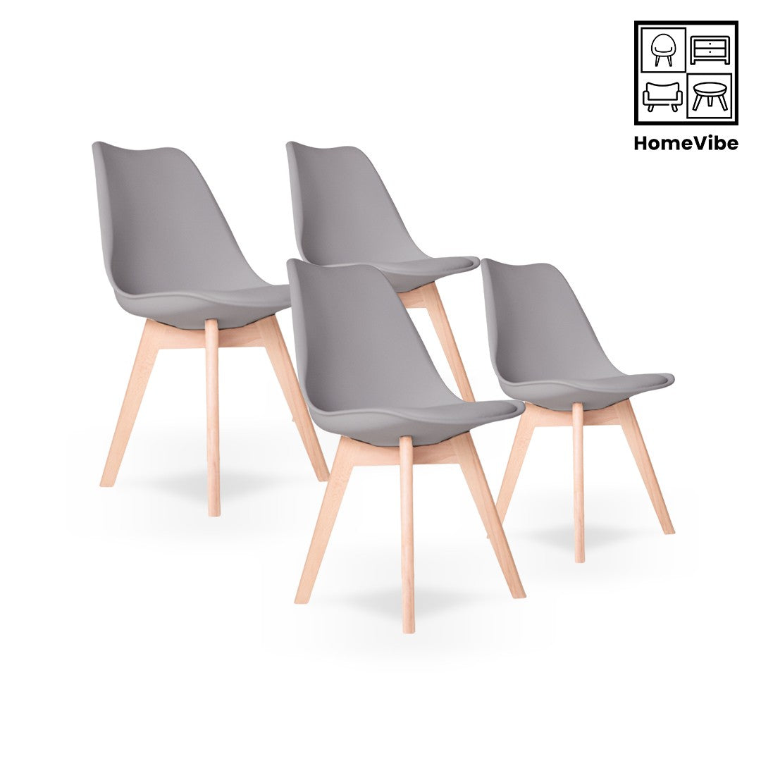HV Scandinavian 4 Padded Eames Chair