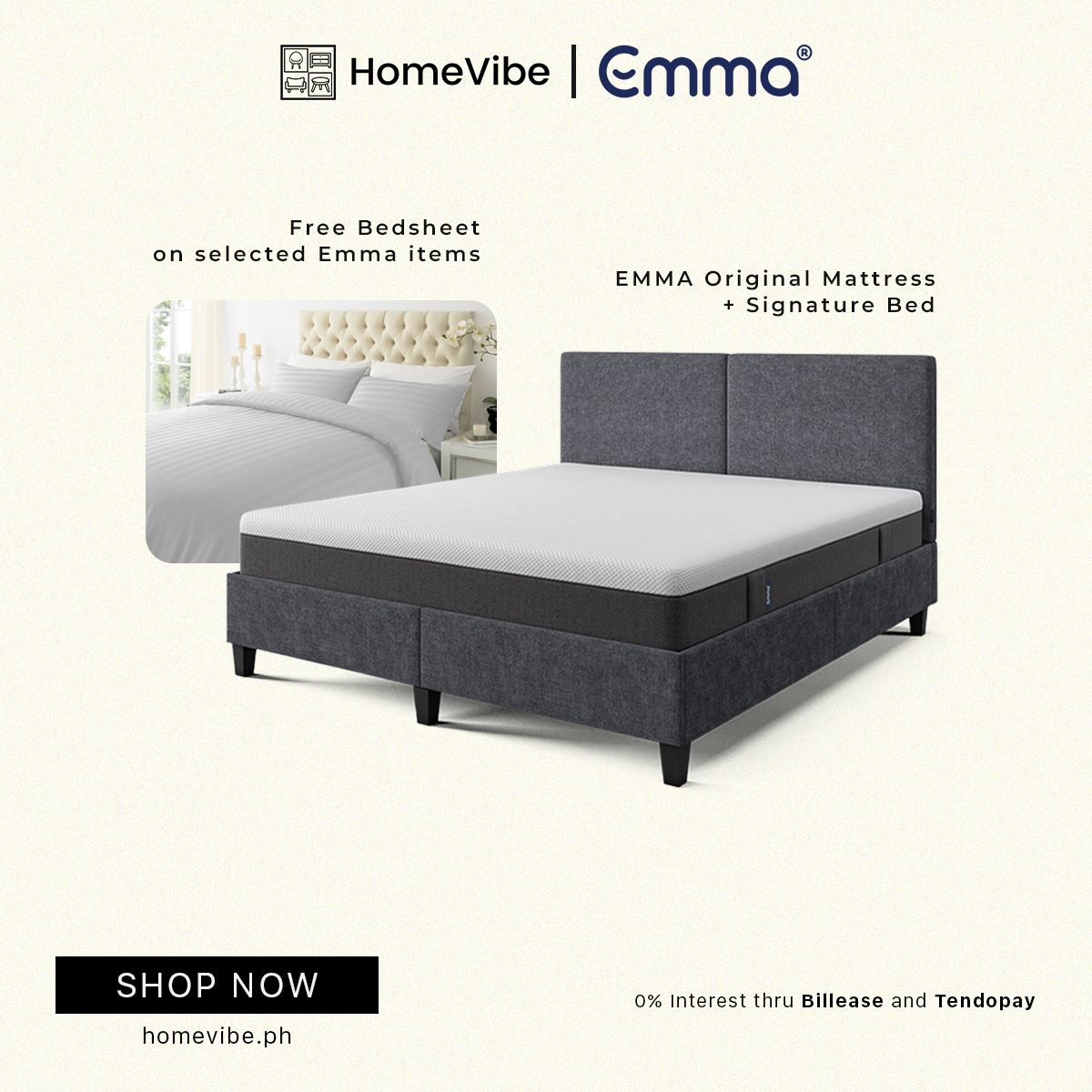 The Signature Bundle (1 Signature Bed + 1 Original Mattress)