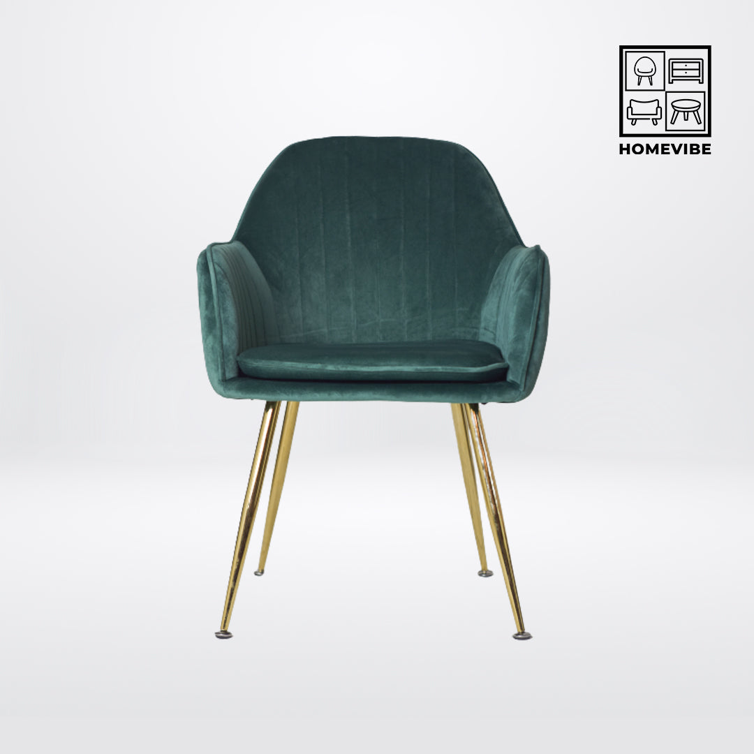 HV European Velvet Vanity Accent Chair | HomeVibe PH | Buy Online Furniture and Home Furnishings