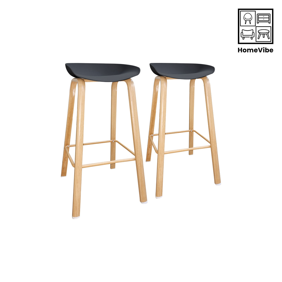 HV 2 Tiana Scandi Bar Stool Set