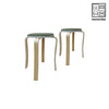 Load image into Gallery viewer, HV 2 Calla Wooden Round Stool Set