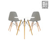 HV Elio Round Table + 2 Eames Chair Set