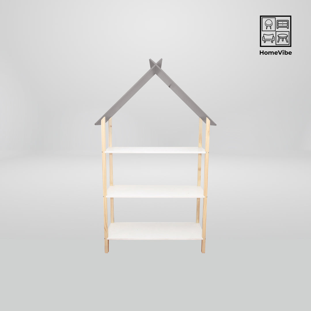 HV Scandinavian House Shelf - 3 Layers | HomeVibe PH | Buy Online Furniture and Home Furnishings