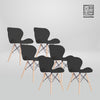 HV Scandinavian 6 Butterfly Leather Chairs | HomeVibe PH | Buy Online Furniture and Home Furnishings