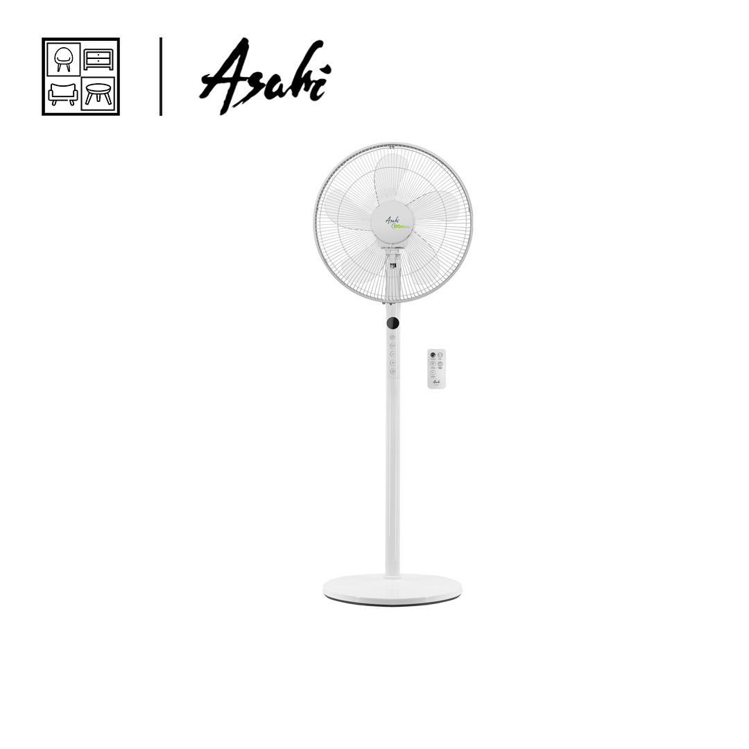 White Stand Fan 