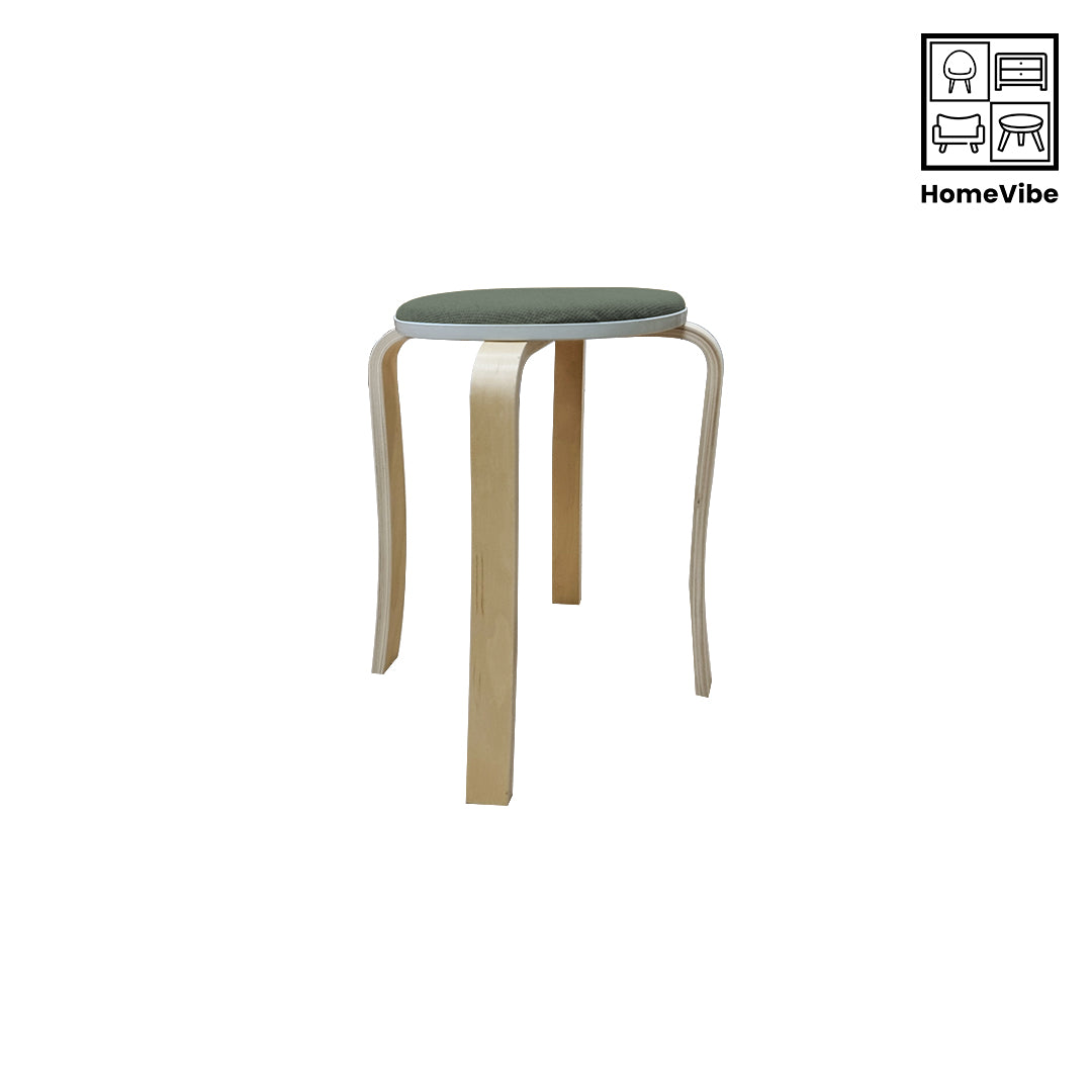 HV Calla Wooden Round Stool