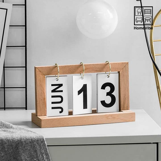 HV Nordic Flip Desk Calendar | HomeVibe PH | Buy Online Furniture and Home Furnishings