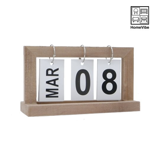 HV Nordic Flip Desk Calendar | HomeVibe PH | Buy Online Furniture and Home Furnishings
