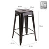 HV Larsen Modern Metal Design Tolix Barstool  | HomeVibe PH | Buy Online Furniture and Home Furnishings