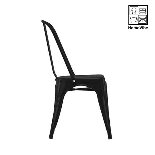HV Bergen Modern Metal Design Tolix Chair  | HomeVibe PH | Buy Online Furniture and Home Furnishings
