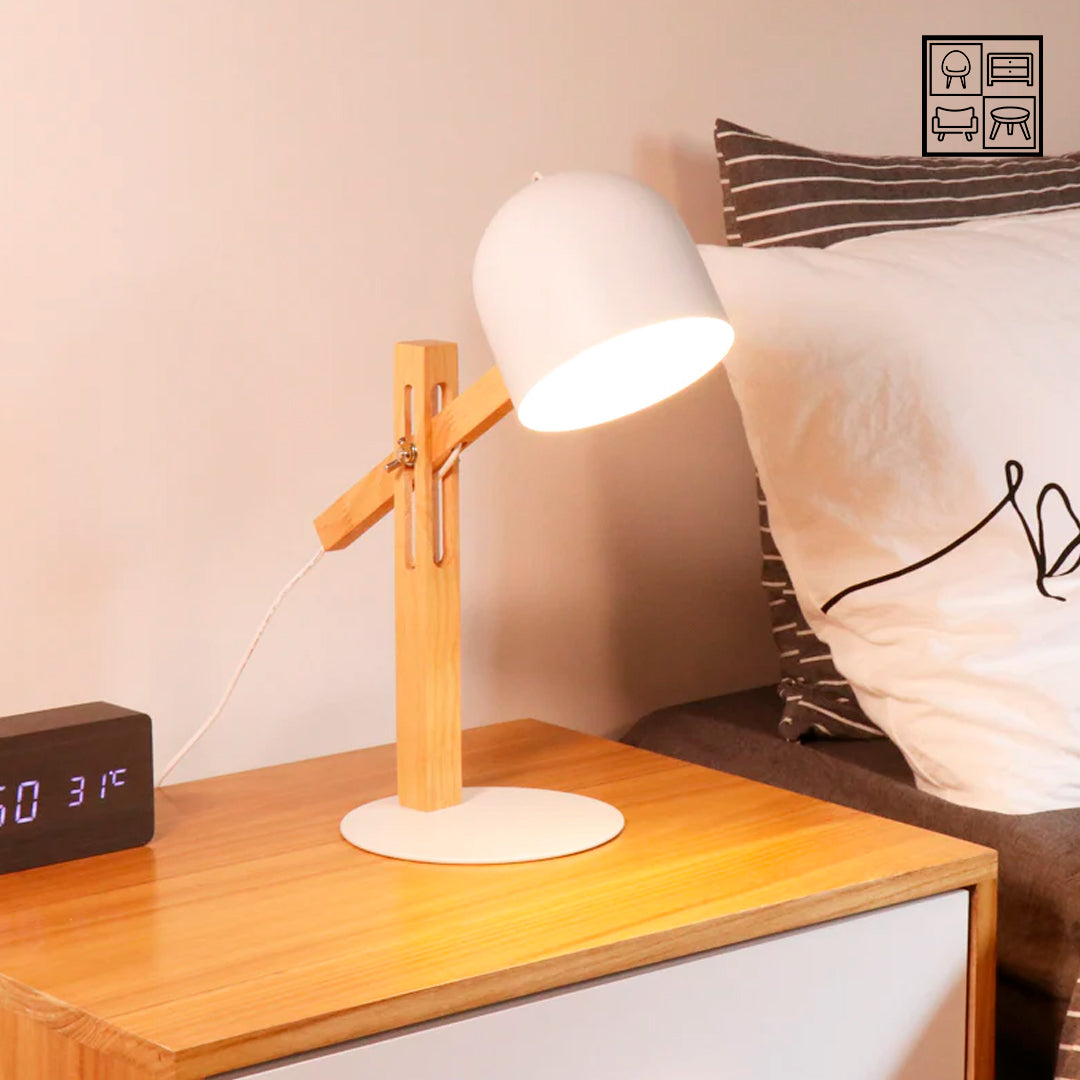 Nordic Wooden Table Lamp