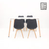 HV Soren Rectangle Table + 4 Padded Eames Chair Set | HomeVibe PH | Buy Online Furniture and Home Furnishings