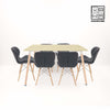 HV Soren Rectangle Table + 6 Butterfly Chair Set | HomeVibe PH | Buy Online Furniture and Home Furnishings