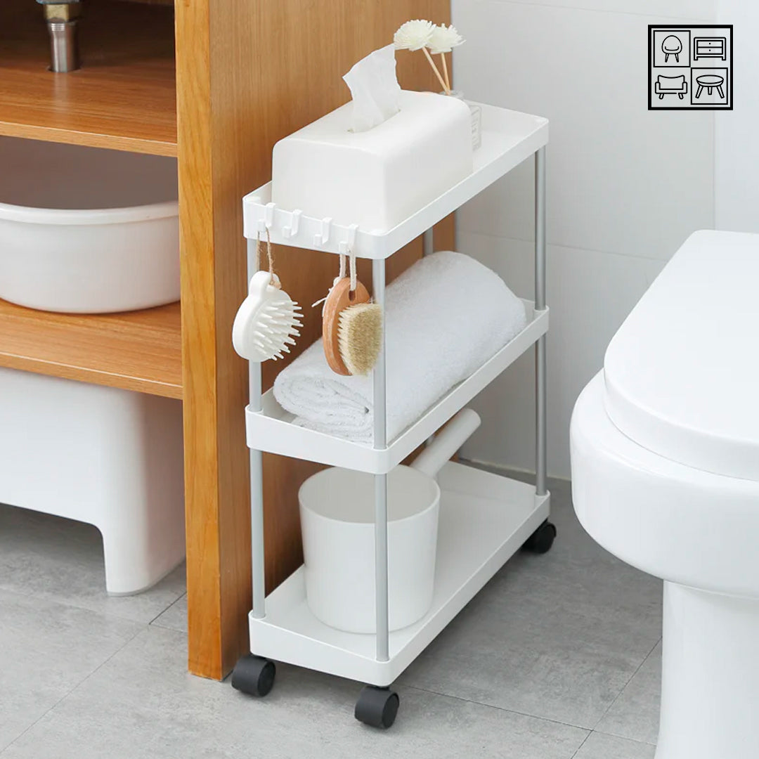 Rolling Storage Utility Cart 3-Tier
