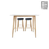 HV Theo Scandi Pub Table + 2 Tiana Scandi Bar Stool set